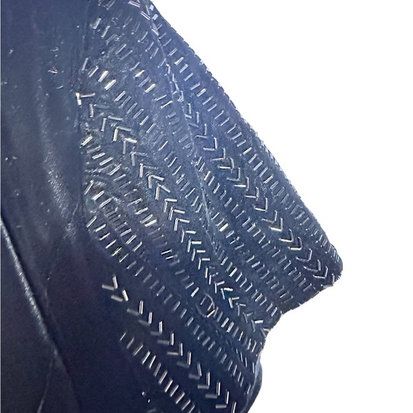 Stunning Velvet Sequin Short Sleeve Full Length Dress W/Sexy High Slit Vintage 8 - Picture 10 of 14